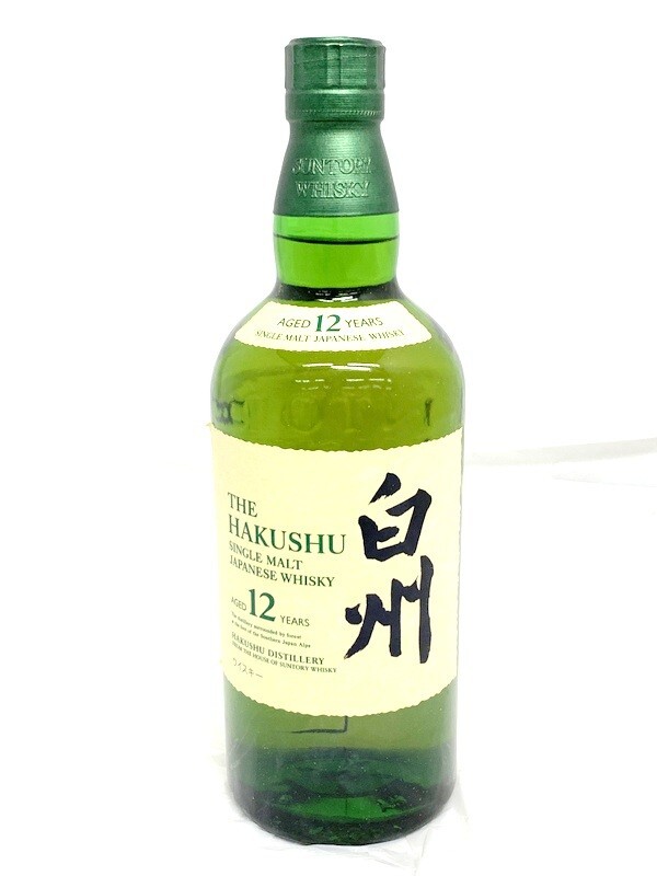 【東京都内限定発送】1000円スタート サントリー ウイスキー 白州12年 シングルモルト HAKUSHU AGED 12 YEARS 700ml 43% 未開栓 8AA47