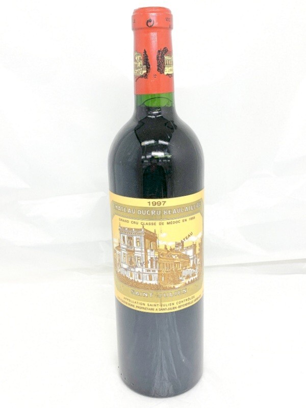 1000円スタート 果実酒 ワイン CHATEAU DUCRU BEAUCAILLOU シャトー デュクリュ ボーカイユ 1997 サン ジュリアン 750ml 13% 未開栓 8AA38