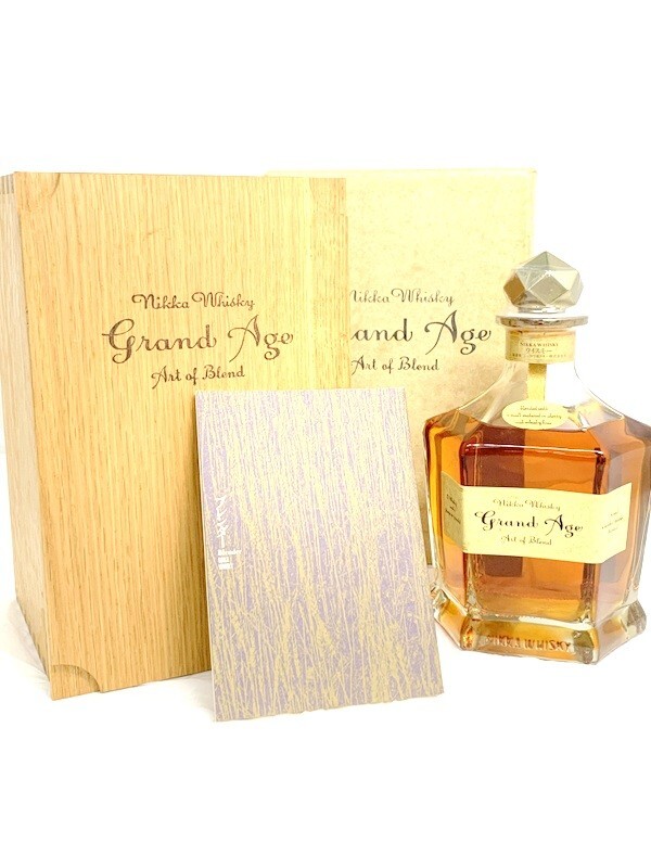 【東京都内限定発送】1000円スタート ウイスキー ニッカ グランド エイジ アート オブ ブレンド Grand Age 660ml 45% 未開栓 箱付 8AA26