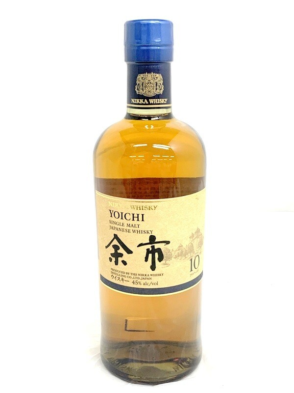 【東京都内限定発送】1000円スタート ニッカ ウイスキー 余市 10年 シングルモルト NIKKA YOICHI SINGLE MALT 700ml 45% 未開栓 8AA15
