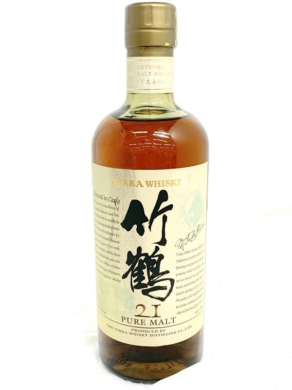 【東京都内限定発送】1000円スタート ウイスキー ニッカ 竹鶴 21年 ピュアモルト NIKKA TAKETSURU PURE MALT 700ml 43% 未開栓 8AA16