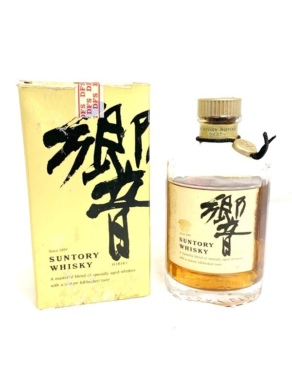 【東京都限定発送】1000円スタート ウイスキー サントリー 響 裏ゴールドラベル 金キャップ SUNTORY HIBIKI 700ml 43% 未開栓 箱付 8AA14