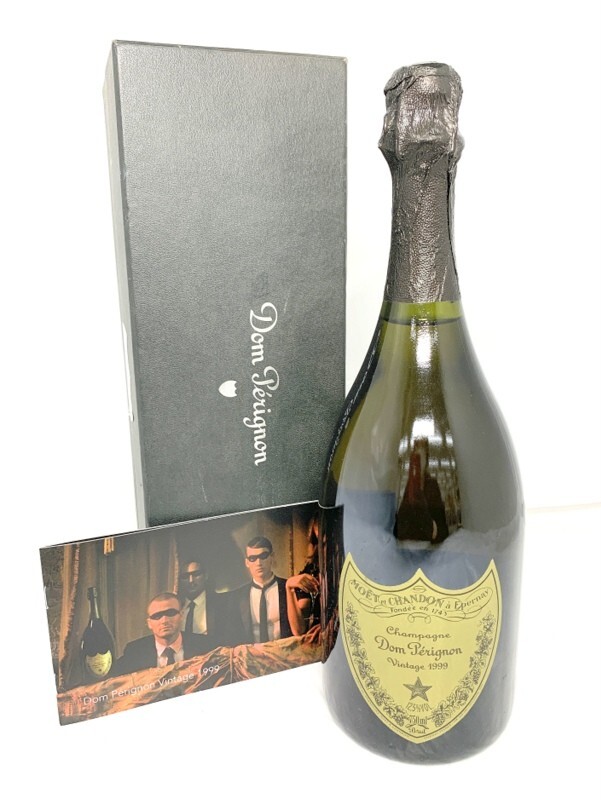 1000円スタート 果実酒 シャンパン Dom Perignon Vintage 1999 ドン ペリニヨン 1999年 750ml 12.5% 未開栓 冊子,箱付 8AA30