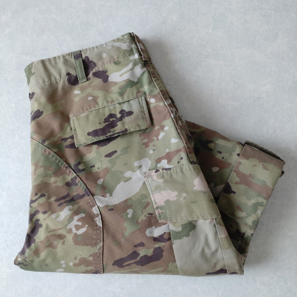 ■古着 USARMY 米軍実品 OEFCP マルチカム ミリタリーパンツ トラウザー コンバットパンツ 22年製 L-R 実寸W38L33【WL6631】
