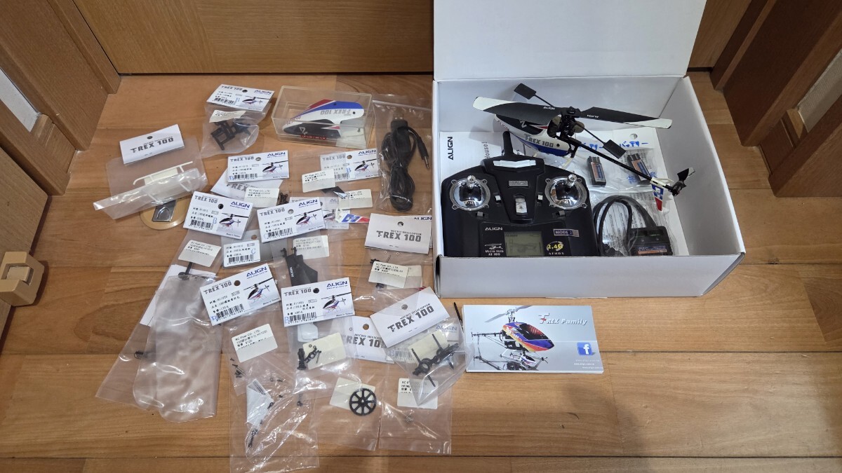 ALIGN T-REX 100 マイクロヘリコプター 送信機・スペアパーツ 中古