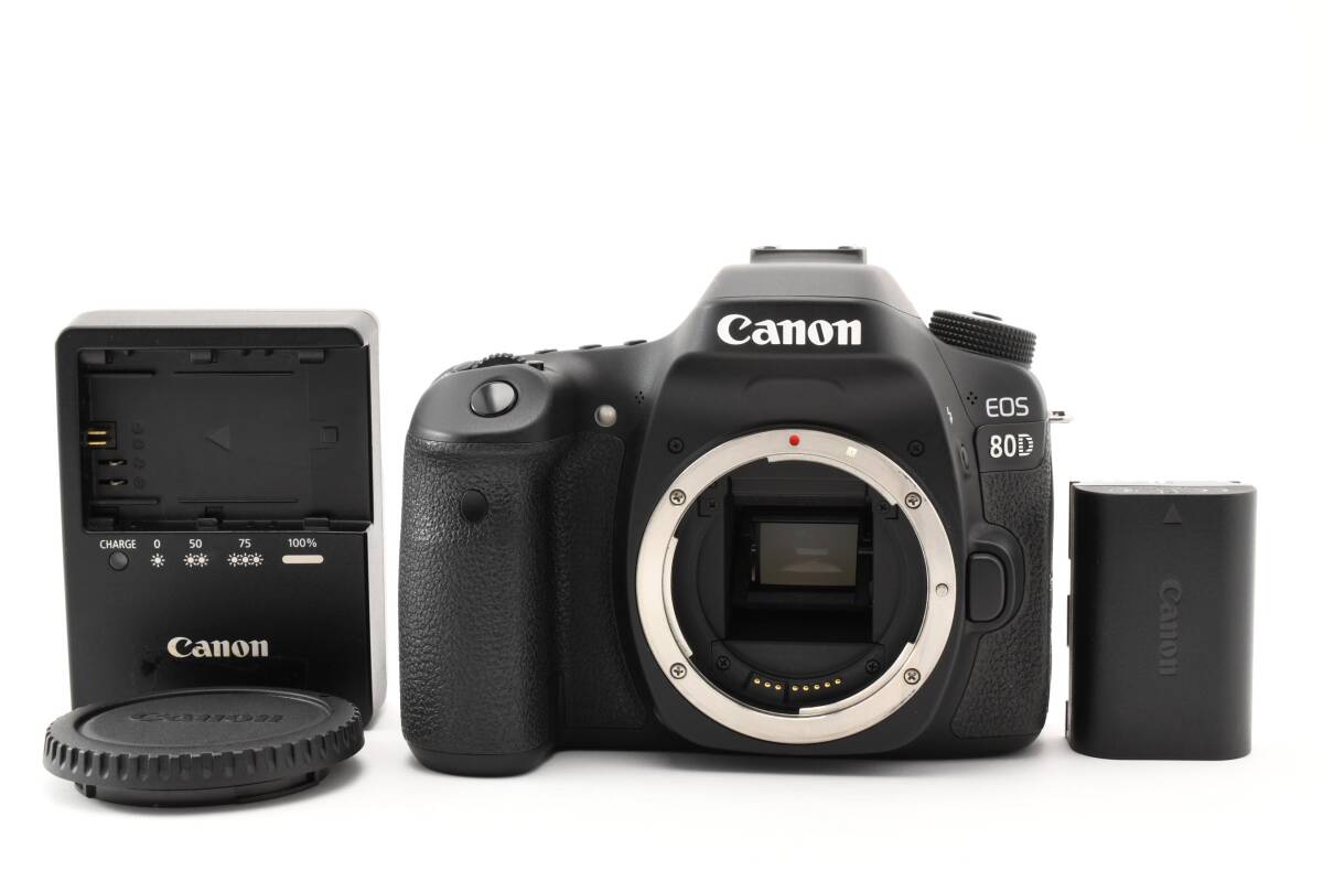 【美品】キャノン Canon Eos 80D ボディ　ショット数4223回　＃49