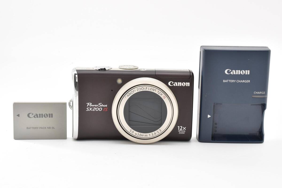 canon PowerShot SX200 IS ウォームブラック　動作確認済み　＃24