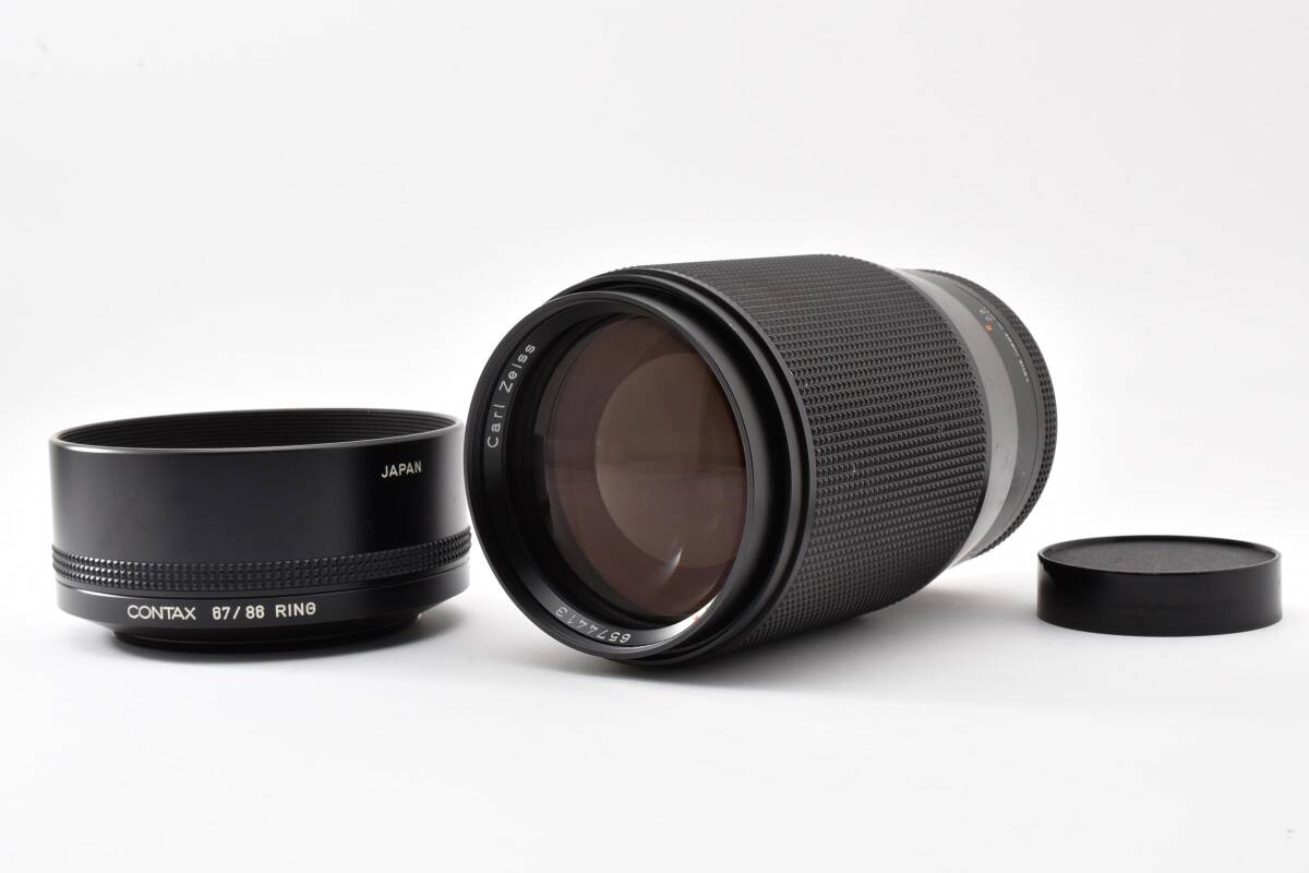 CONTAX コンタックス Carl Zeiss Tele-Tessar 200mm F3.5 T* AEG 一眼レフ カメラ レンズ #26