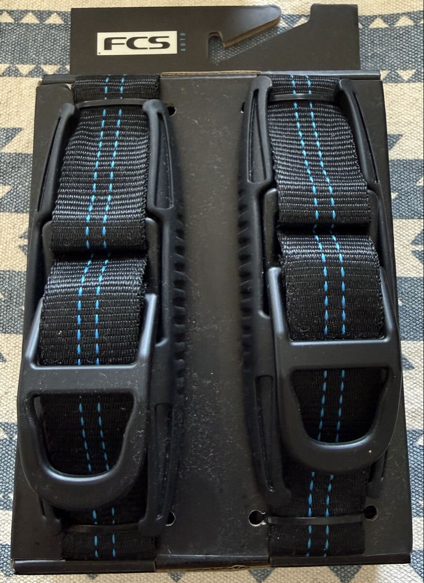 FCS AUTO タイダウンストラップ 2本セット サーフボード積載用