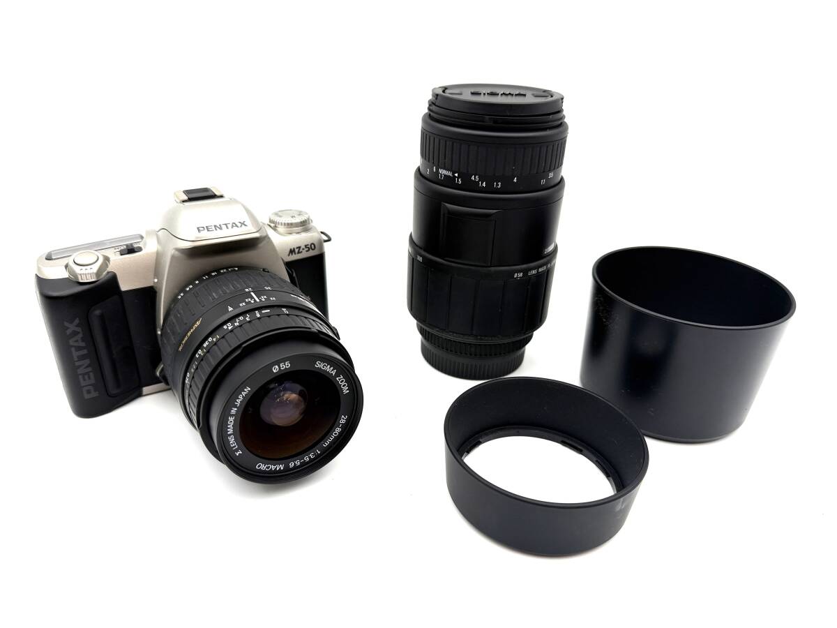 【ジャンク】PENTAX MZ-50 / SIGMA ZOOM 28-80ｍｍ F3.5-5.6 MACRO / SIGMA 70-300mm F4-5.6 DL MACRO