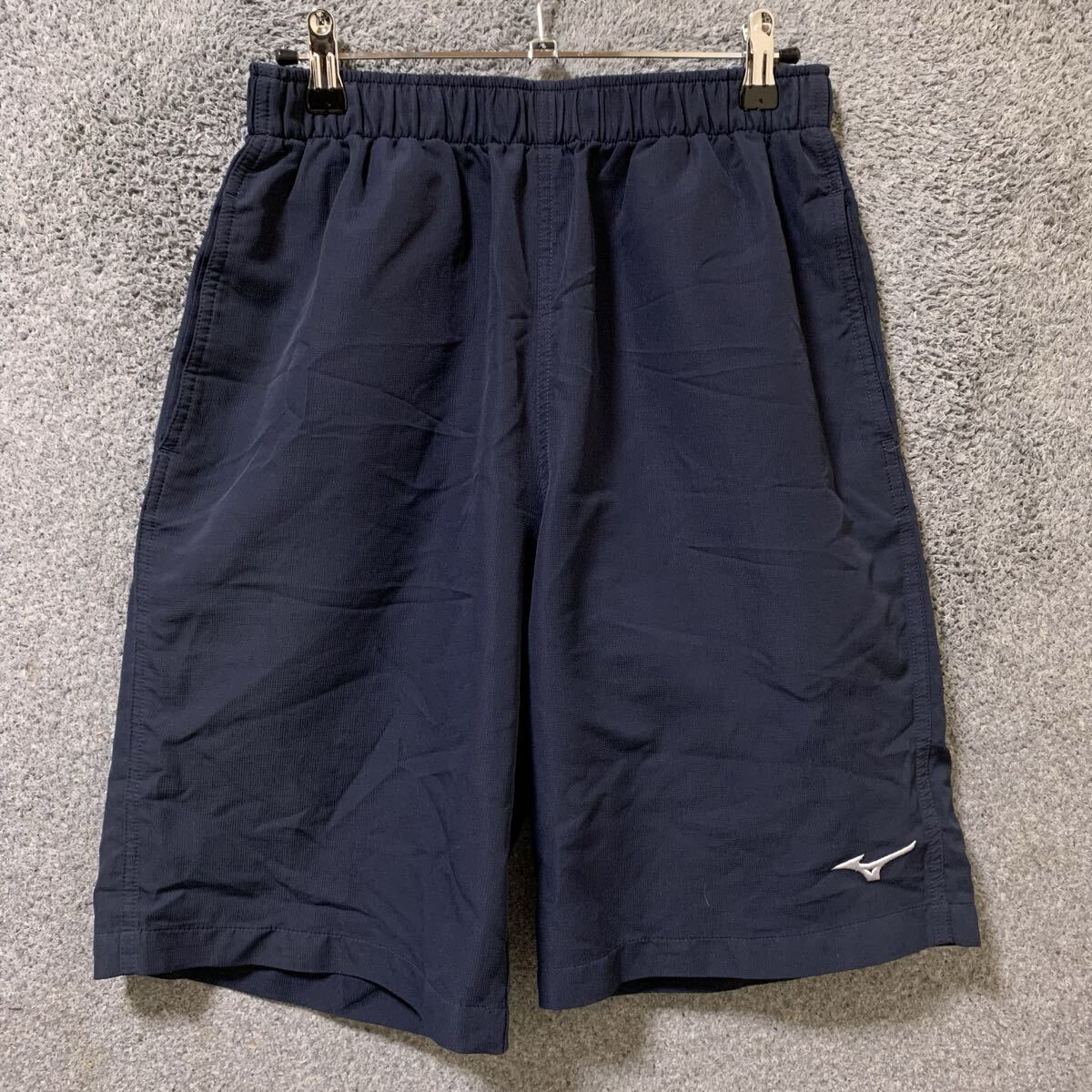 【G黒】MIZUNO ミズノ ショートパンツ ハーフパンツ サイズL ネイビー スポーツ ランニングウェア トレーニング メンズ ボトムス 最落なし