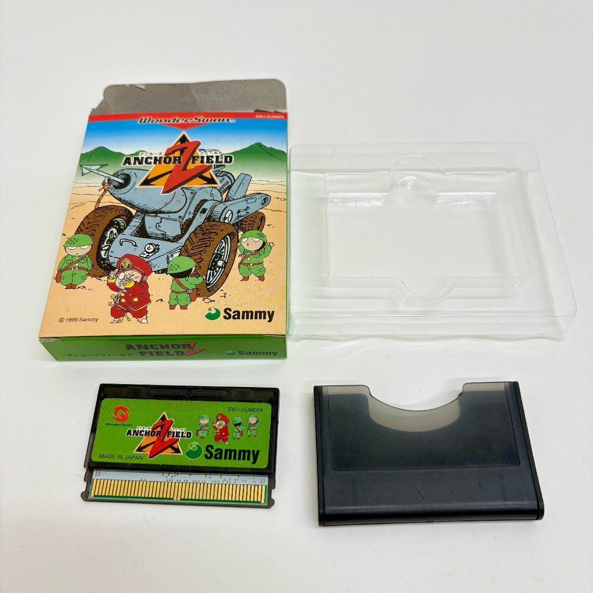 ◆◇[9] ワンダースワン アンカーズフィールド ゲームソフト 箱付き 動作未確認 08/073009m◇◆