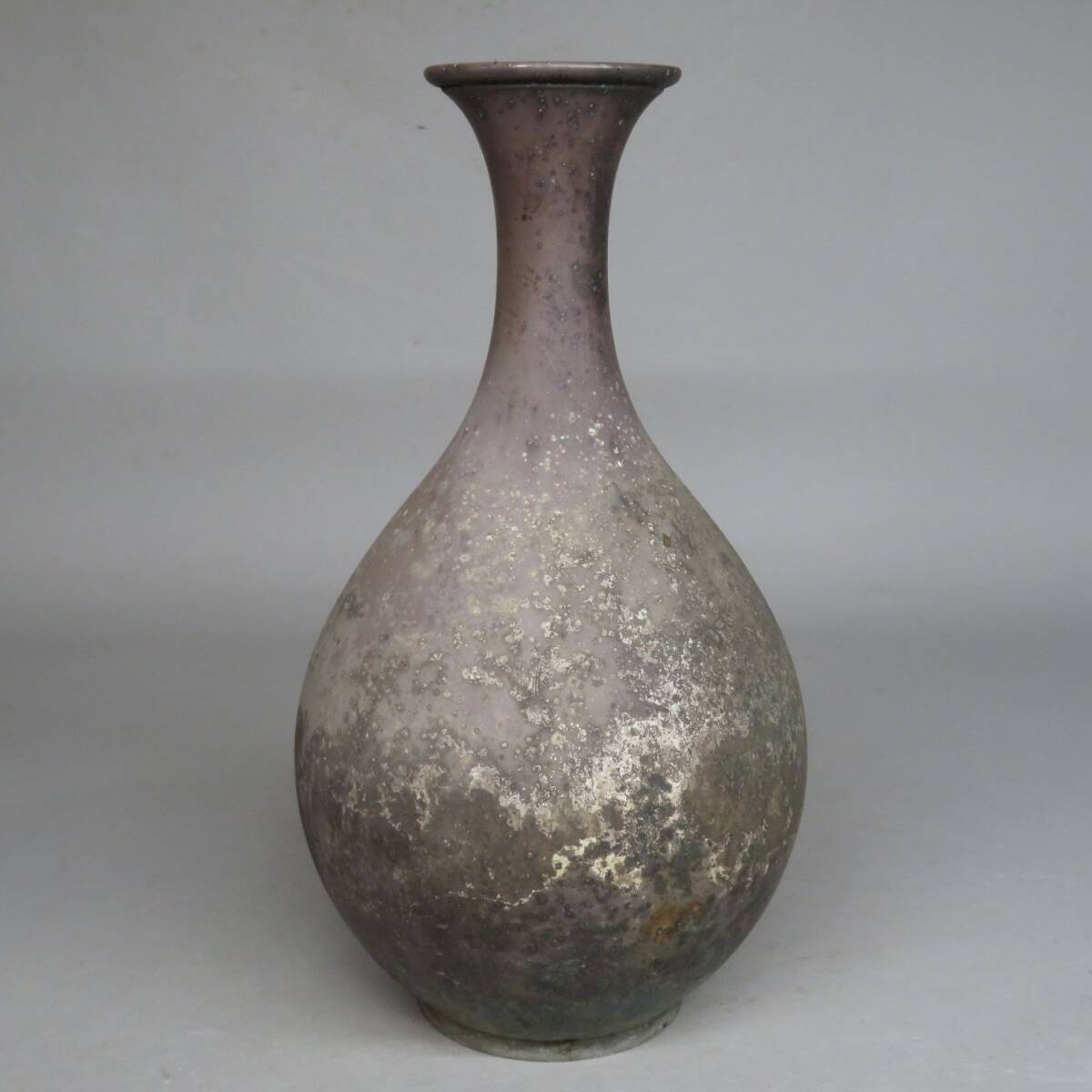 【李朝/高麗 特集出品】高麗時代　銅製 青銅瓶　朝鮮古器/李朝時代 朝鮮美術lot:80406