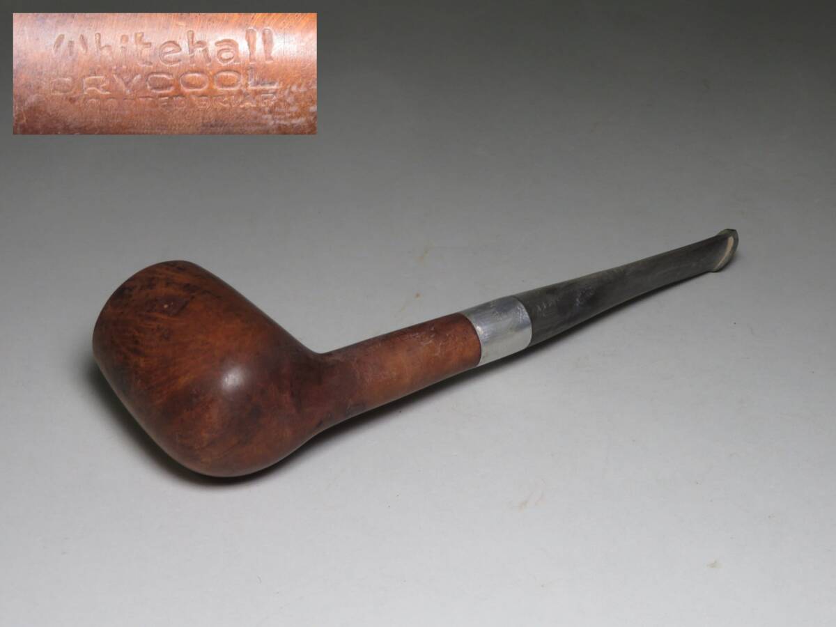 「コレクター所蔵品」25-19◆ヴィンテージ ◆パイプ whitehall DRYCOOL COOTED BRIAR/ホワイトホール ブライヤーウッド ◆タバコ lot:8019
