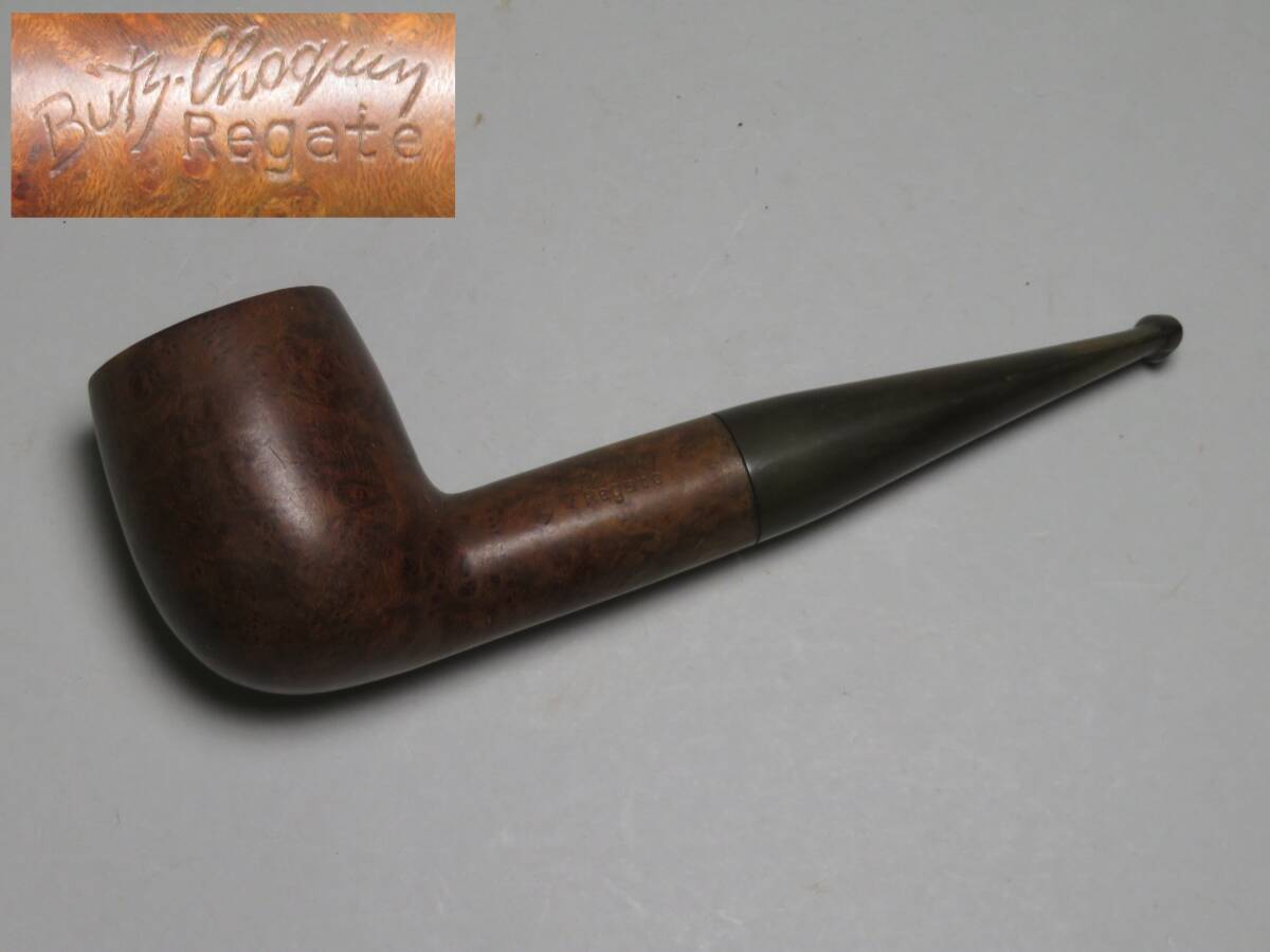 「コレクター所蔵品」25-20◆ヴィンテージ ◆パイプ Butz-Choquin Regate/ブッショカン リゲート◆タバコ 煙管 キセル lot:8020