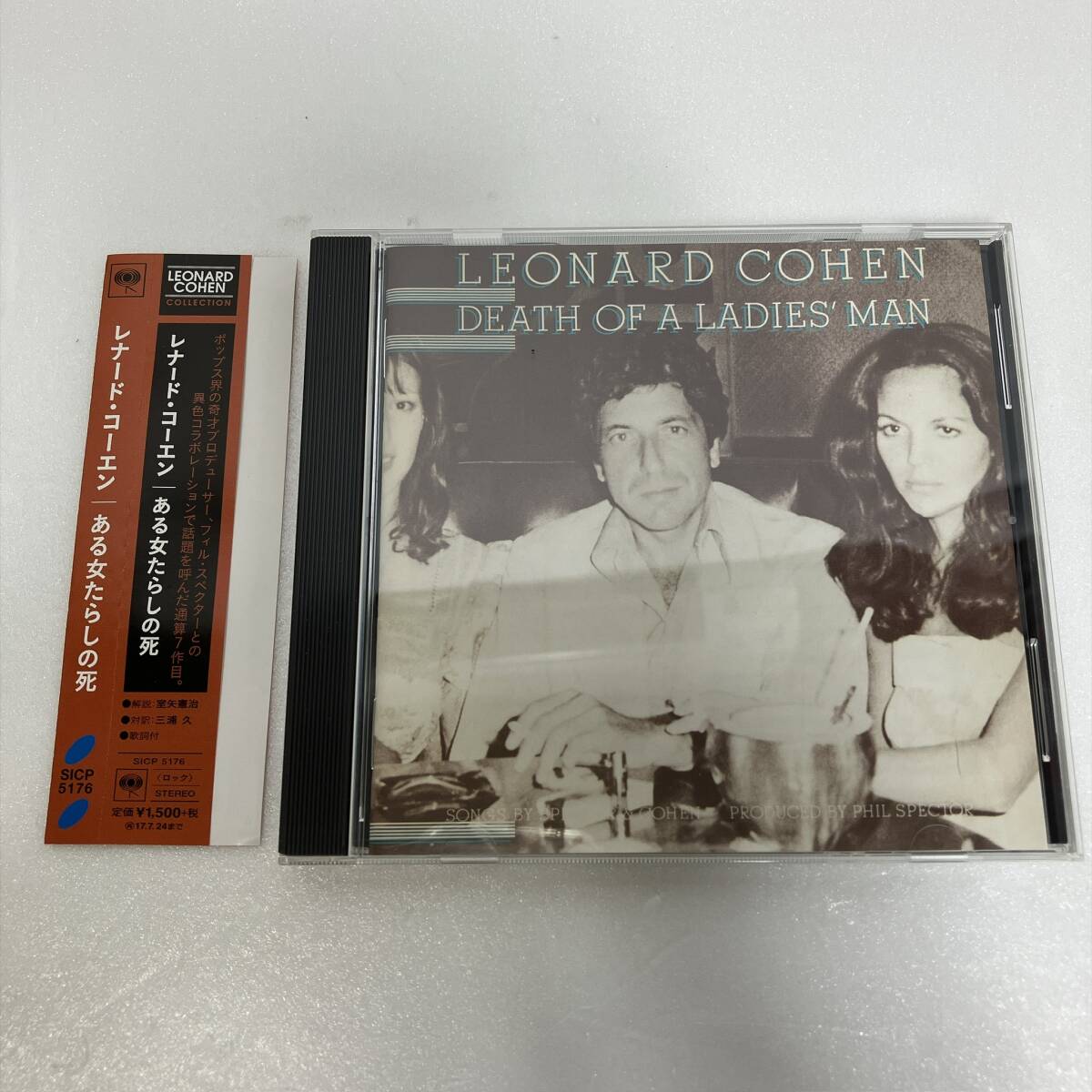 C57◯ レナード・コーエン CD ある女たらしの死 帯付 2008年リマスター盤 SICP 5176 フィル・スペクター Leonard Cohen