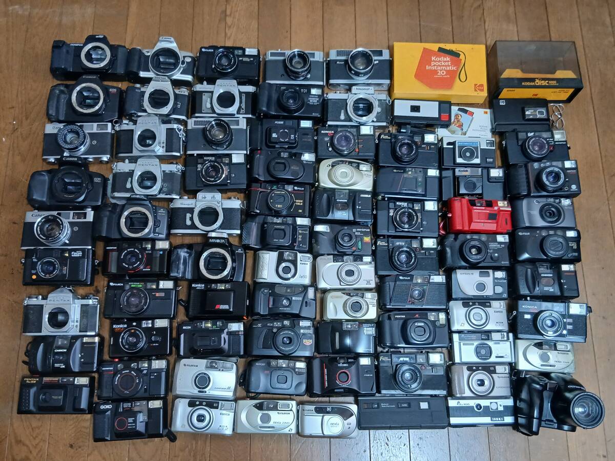 大量 78点 Canon キャノン Nikon ニコン PENTAX ペンタックス 他 フィルムカメラ レンジファインダー 一眼レフカメラ セット まとめ 6423