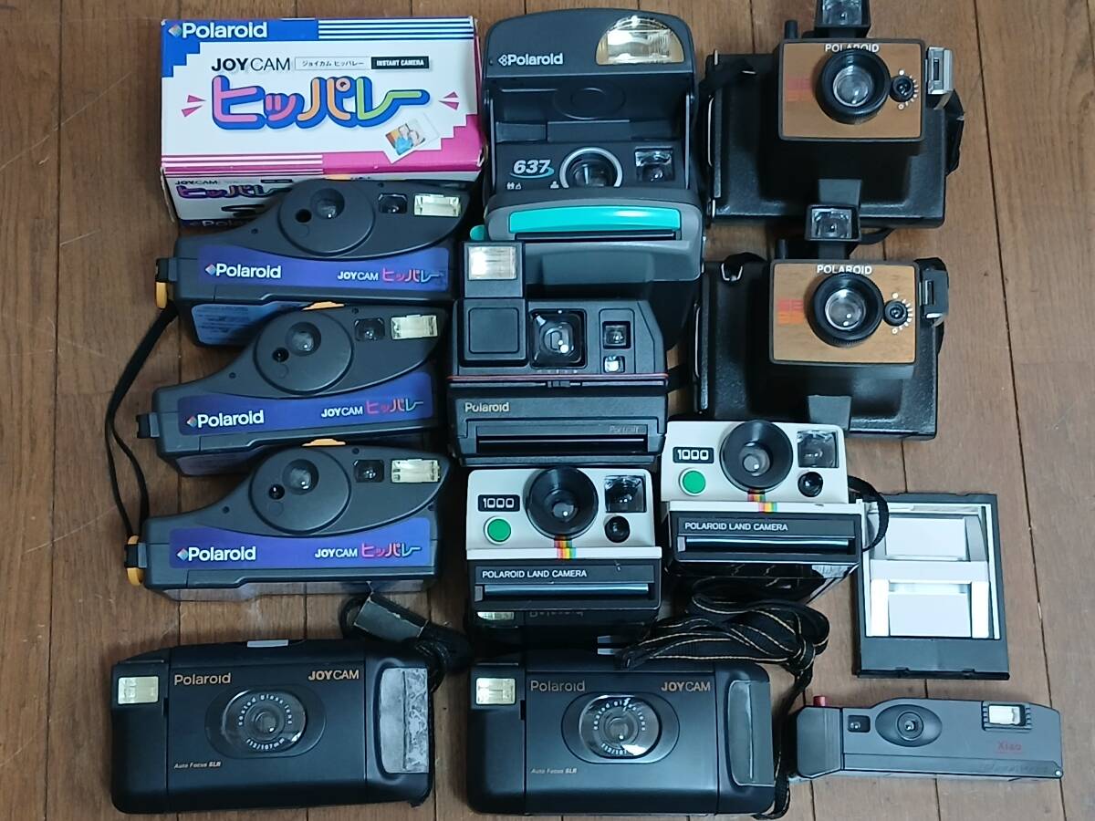 11点 Polaroid ポラロイド ランドカメラ 1000 637 EE33 JOYCAM ヒッパレー フィルム 昭和レトロ まとめ セット 大量 6426