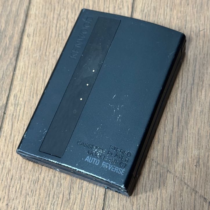 KENWOOD ケンウッド CP-C7 ポータブル カセットプレーヤー ブラック Black Y08