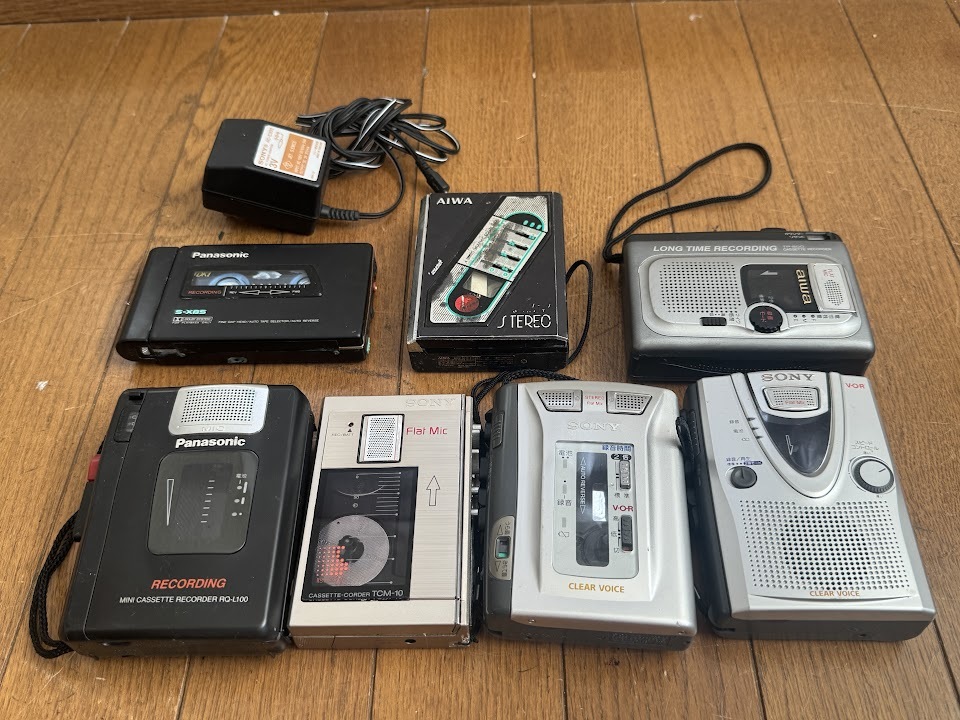 まとめ SONY ソニー AIWA アイワ Panasonic パナソニック 7台 カセットプレイヤーカセットウォークマン セット 電源アダプター 07-2