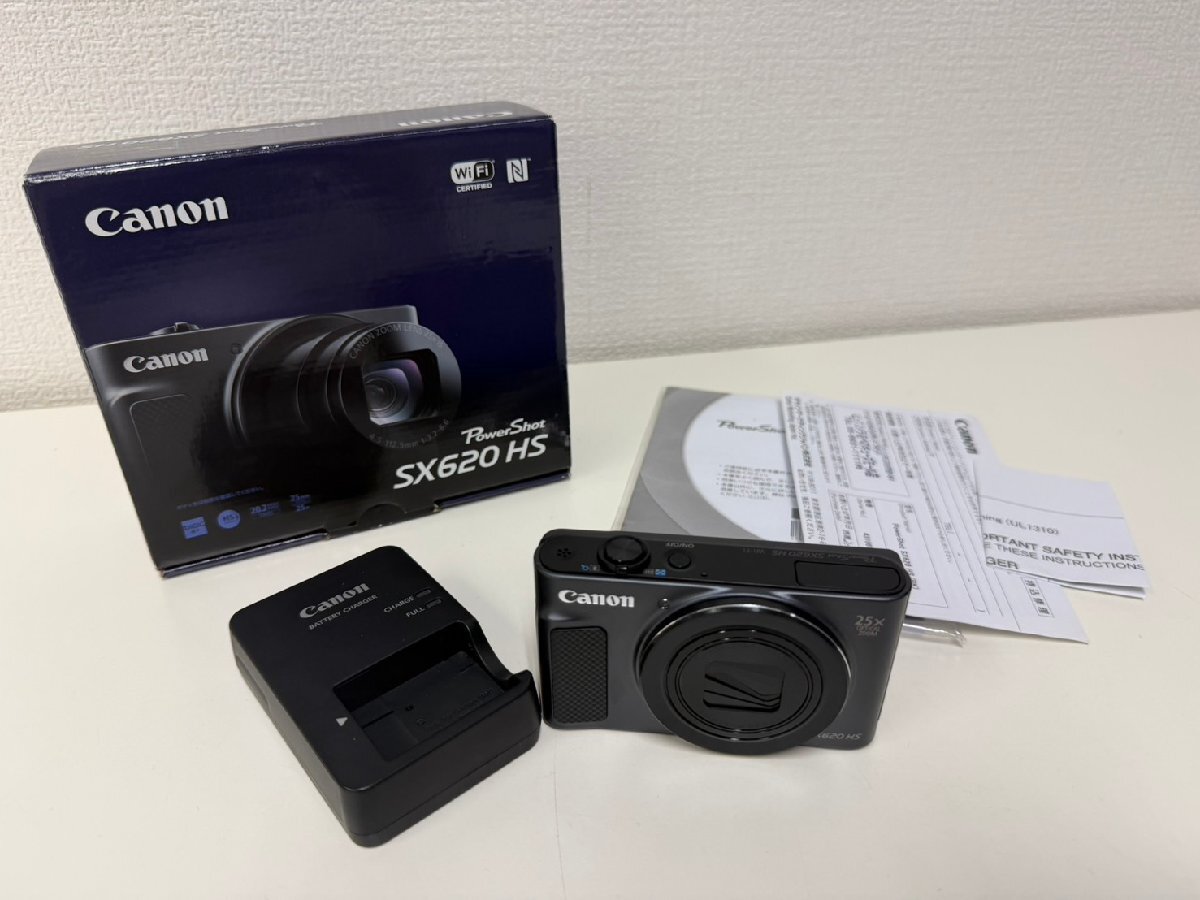 U027-X14C-190 Canon キャノン PowerShot SX620 HS PC2271 デジタルカメラ 動作確認済 現状品②大阪
