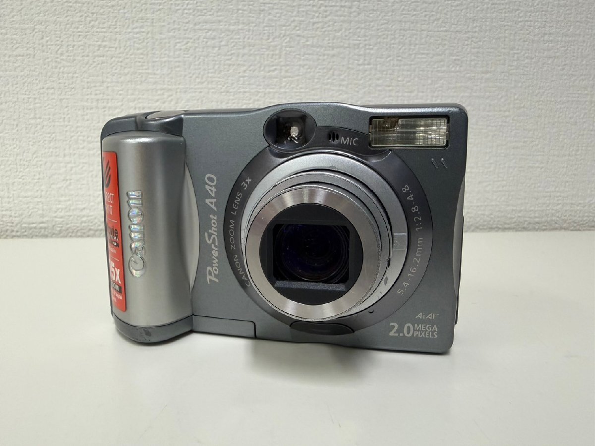 U026-N46C-98 Canon キャノン PowerShot A40 PC1019 デジタルカメラ 動作確認済 現状品②大阪