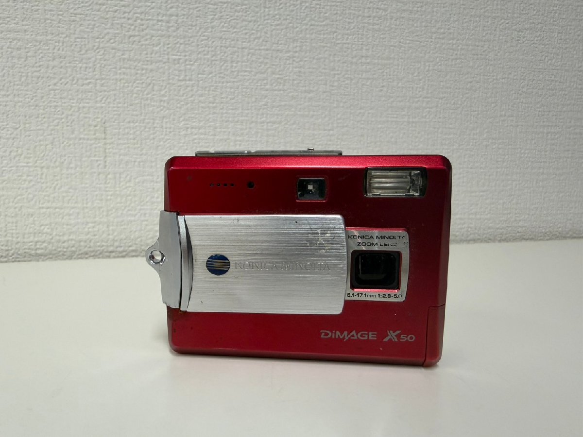 U032-X20C-6 KONICA MINOLTA コニカミノルタ DiMAGE X50 デジタルカメラ ジャンク 現状品②大阪