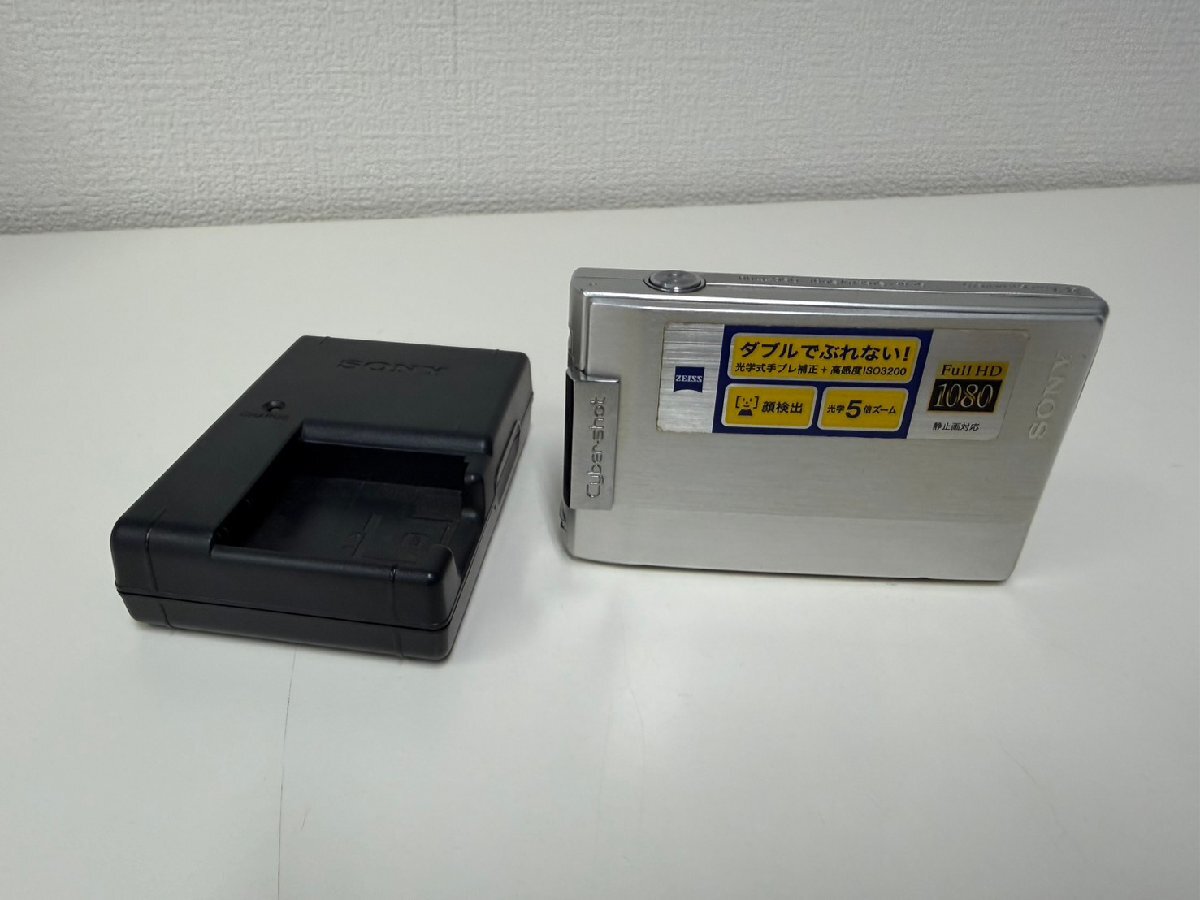 U023-S3C-1661 SONY ソニー Cyber-shot DSC-T100 デジタルカメラ 動作確認済 現状品②大阪