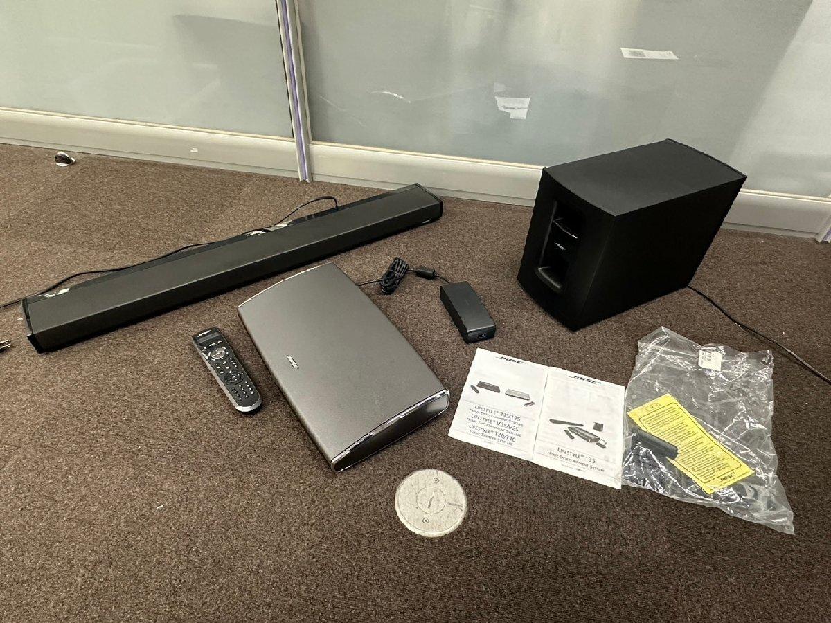 U111-X3-73666【着払い】Bose Lifestyle 135 home entertainment system ボーズ ライフスタイル 135 ジャンク 現状品①＠ 大阪