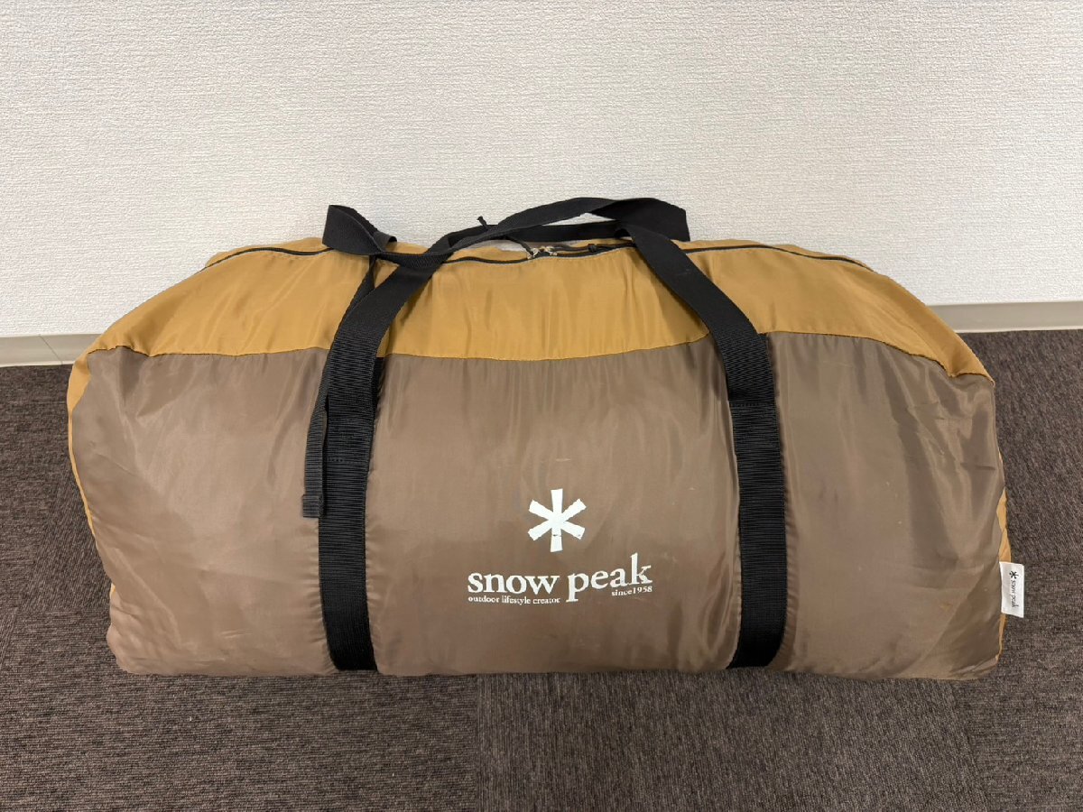 Z502-X20-93【引取限定】 snow peak スノーピーク TP-880 エントリー2ルーム エルフィールド 全長約600×380×高さ210㎝ 現状品②大阪