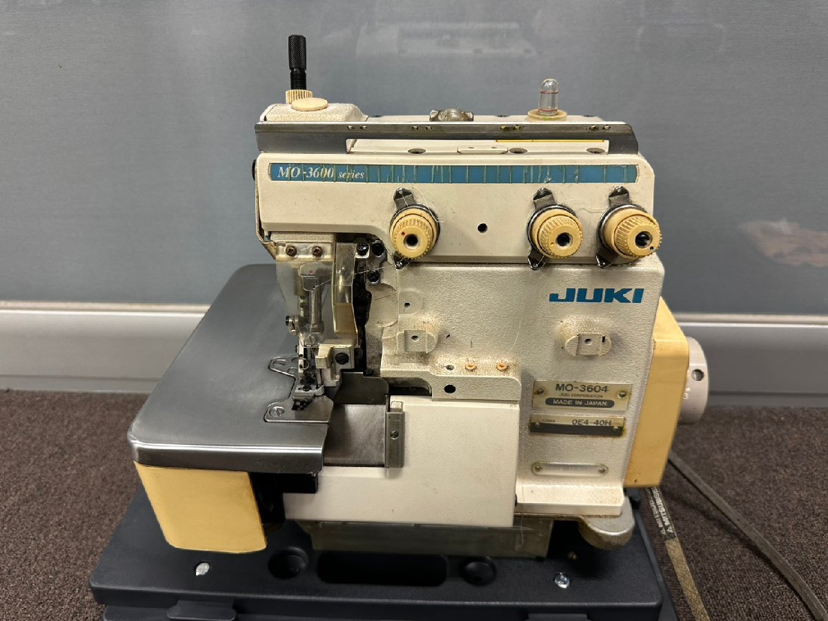 U114-X20-185 【着払い】JUKI ジューキ 工業用ミシン ロックミシン MO-3604 現状品①＠大阪