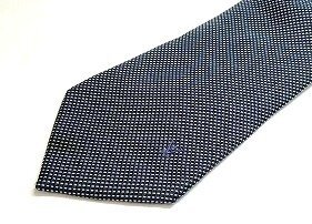 A214 Louis Vuitton ルイヴィトン シルク ドット柄 ネイビー ネクタイ 現状品 新宿◎