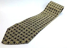 A060 HERMES エルメス 幾何学模様 シルク ネクタイ 現状品 新宿◎