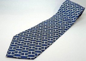 A189 HERMES エルメス H模様 シルク ネクタイ 現状品 新宿◎