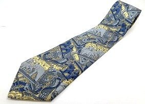 A174 HERMES エルメス 象 シルク ネクタイ 現状品 新宿◎