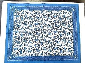A186 HERMES エルメス コットン ランチョンマット 約40ｘ49m 現状品 新宿◎