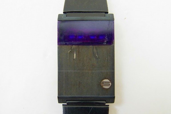 C234-J41-1667◎ シンクレア ラジオニクス ブラックウォッチ メンズ クォーツ 腕時計 現状品 渋谷 ◎
