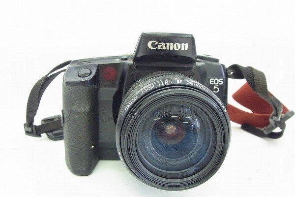 C412-J40C-304 Canon キヤノン EOS 5 EF 28-105mm 1:3.5-4.5 フィルムカメラ 現状品① 渋谷