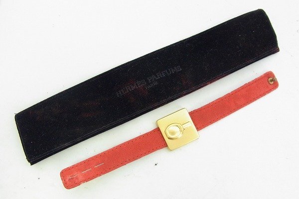C417-J41-1588◎ HERMES エルメス Rouge ブレスレット 現状品 渋谷 ◎