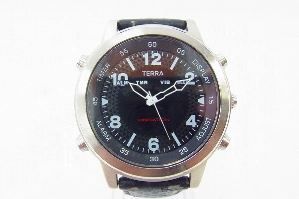 C219-J41-1665◎ RICOH リコー TERRA メンズ クォーツ 腕時計 現状品 渋谷 ◎