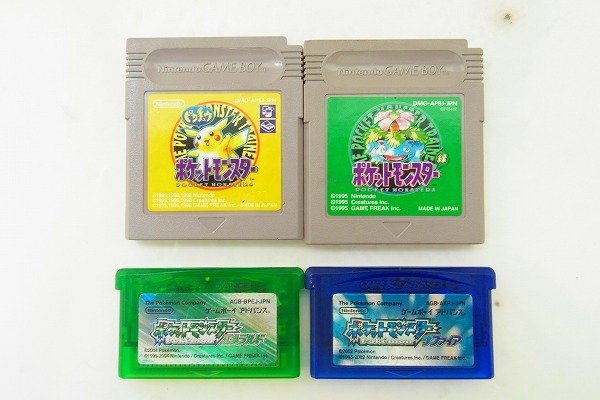 C210-J37-3254◎ ポケモン 各種 ソフト 4点セット 現状品 渋谷 ◎