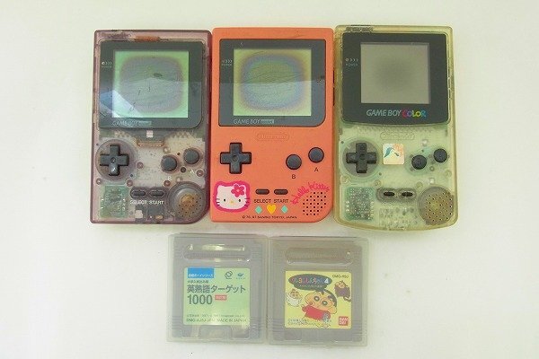 C181-J37-3255 GAME BOY ゲームボーイ 本体 3点 / ソフト 2点 セット 現状品③ 渋谷