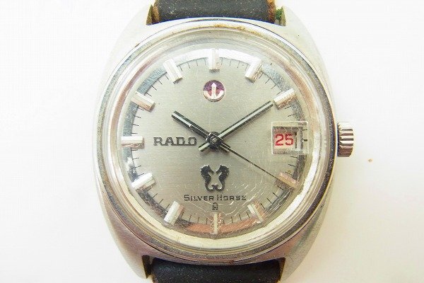 C199-J37-3261◎ RADO ラドー SILVER HORSE メンズ 自動巻き 腕時計 現状品 渋谷 ◎