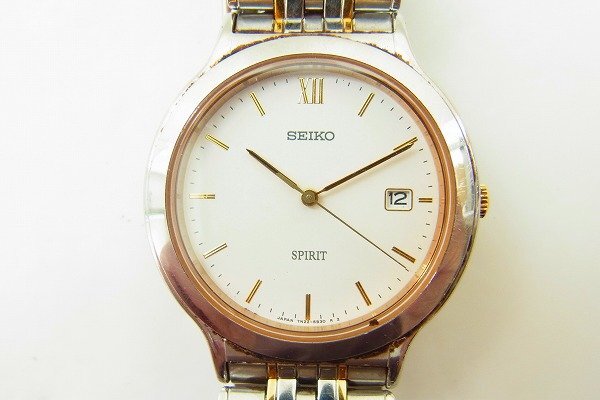 C201-J39-1634◎ SEIKO セイコー 7N22-6A80 メンズ クォーツ 腕時計 現状品 渋谷 ◎