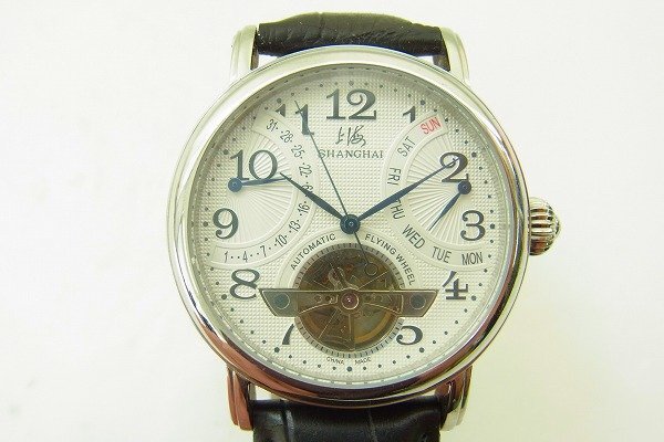 C205-J49-12◎ SHANGHAI 上海 メンズ 自動巻き 腕時計 現状品 渋谷 ◎