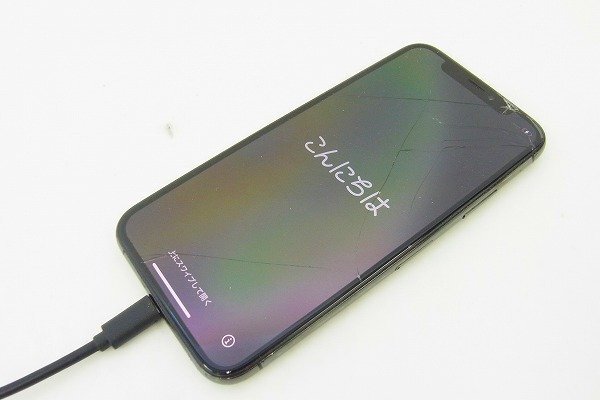 C190-S3-19148◎ APPLE アップル I PHONE XS A2098 スマートフォン 割れあり 現状品 渋谷 ◎