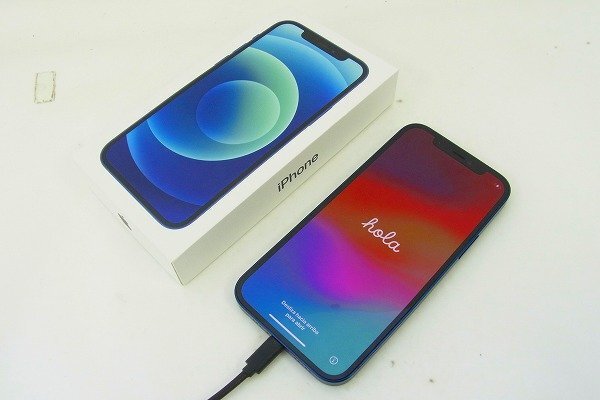 C191-N35-6296◎ APPLE アップル I PHONE 12 A2402 スマートフォン 割れあり 現状品 渋谷 ◎