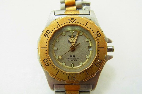 C113-J42-774◎ TAG HEUER タグホイヤー 934.208 レディース クォーツ 腕時計 現状品③ 渋谷 ◎