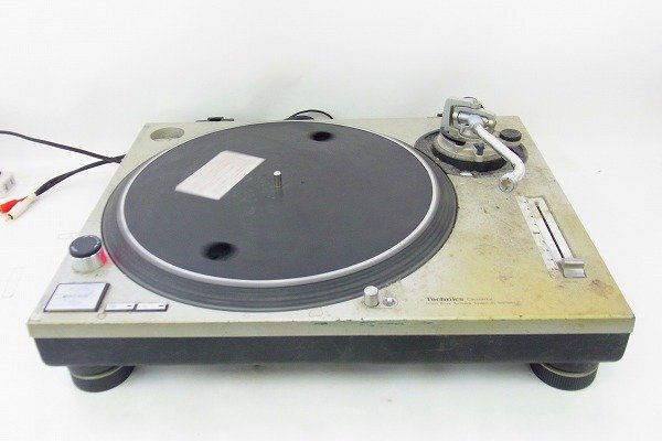 C120-J37-3228 TECHNICS テクニクス SL-1200ML2 ターンテーブル 通電確認済み 現状品③＠ 渋谷