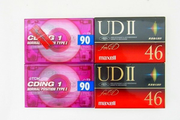 C132-J37-3240 未使用 TDK / MAXELL カセットテープ 4点セット 現状品③ 渋谷